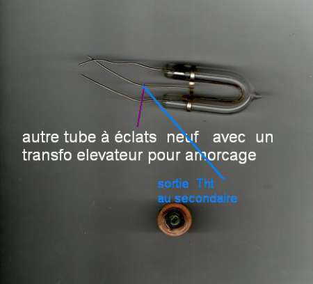 Photo ads/1204000/1204055/a1204055.jpg : tube a eclat pour stroboscop +transfo d'impulsion