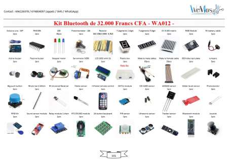 Photo ads/1742000/1742307/a1742307.jpg : vente des kits arduino et composants électroniques