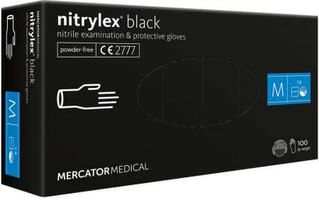 Photo ads/1882000/1882652/a1882652.jpg : Boite de gants nitrile noir Nitrylex Mercator
