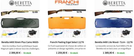 Photo ads/1897000/1897761/a1897761.png : Fusils de chasse performants