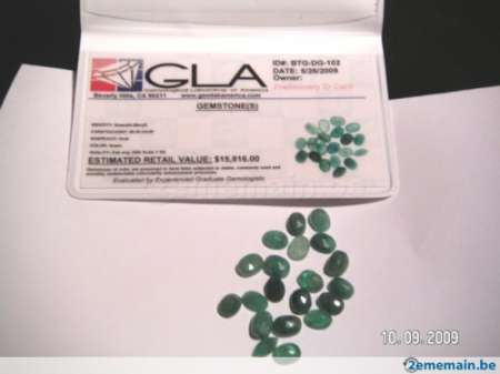 Photo ads/2063000/2063696/a2063696.jpg : lot emeraudes