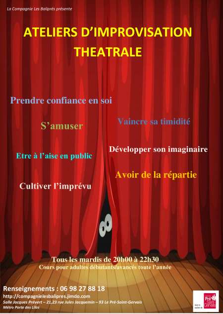 Photo ads/2318000/2318468/a2318468.jpg : Cours d'improvisation théâtrale 93