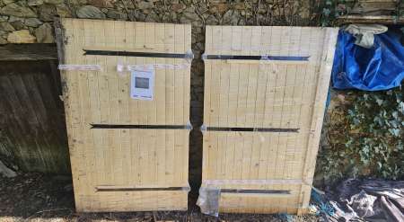 Photo ads/2422000/2422524/a2422524.jpg : Vends porte de garage 2 ventaux