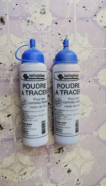 Photo ads/2485000/2485070/a2485070.jpg : 2 POUDRE A TRACER Bleu 180G TALIAPLAST