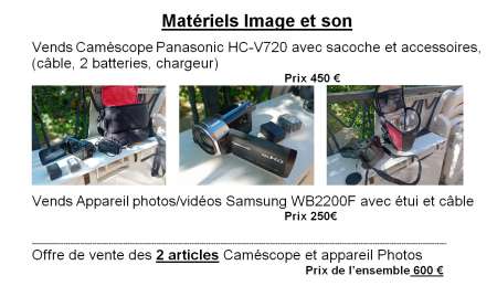 Photo ads/2533000/2533986/a2533986.png : Audio visuel - Matériel audio-visuel