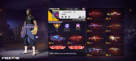 Photo ads/2541000/2541654/a2541654.png : Compte free fire a vendre