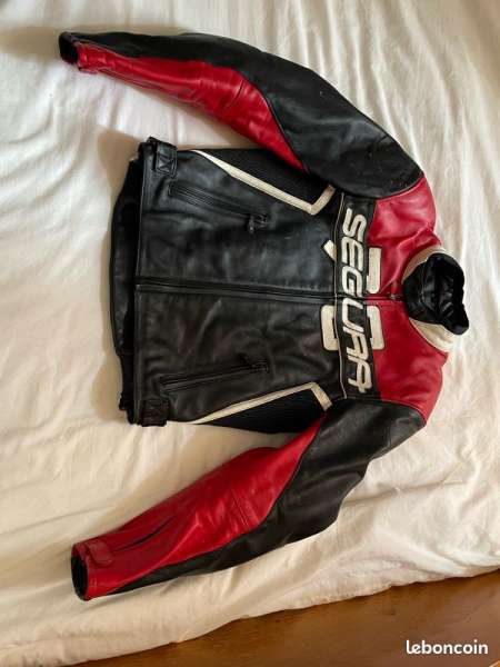 Photo ads/2554000/2554736/a2554736.jpg : blouson moto cuir segura pitts M