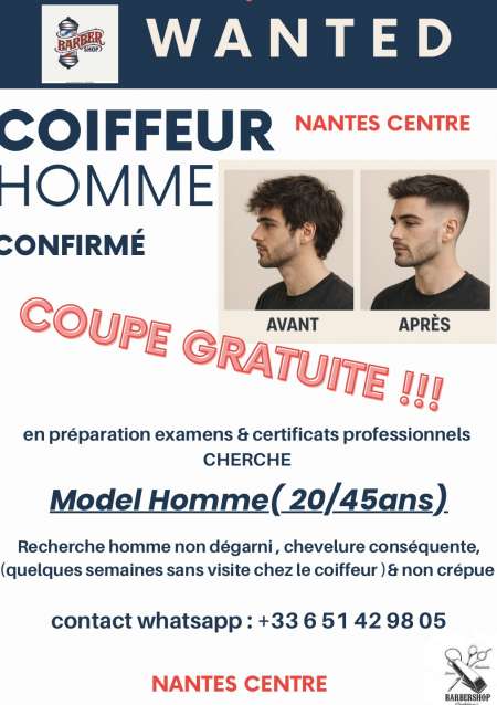 Photo ads/2555000/2555988/a2555988.jpg : Coupe homme gratuite
