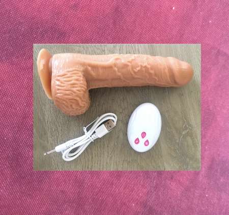 Photo ads/2570000/2570386/a2570386.jpg : Gode vibrant télescopique - télécommande - sextoy