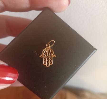 Photo ads/2655000/2655756/a2655756.jpg : Pendentif Main de Fatma (Hamza) en or jaune