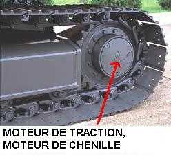 Photo ads/446000/446864/a2009091611-2579525.jpg :  Moteur de traction; reducteur; moteur de chenille  pelle 